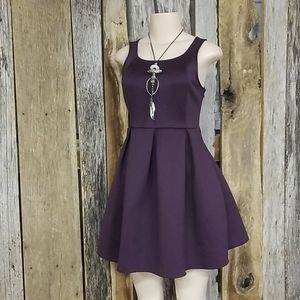 NEW! NWT! EXPRESS PLUM STAY SHAPE FABRIC DRESS!